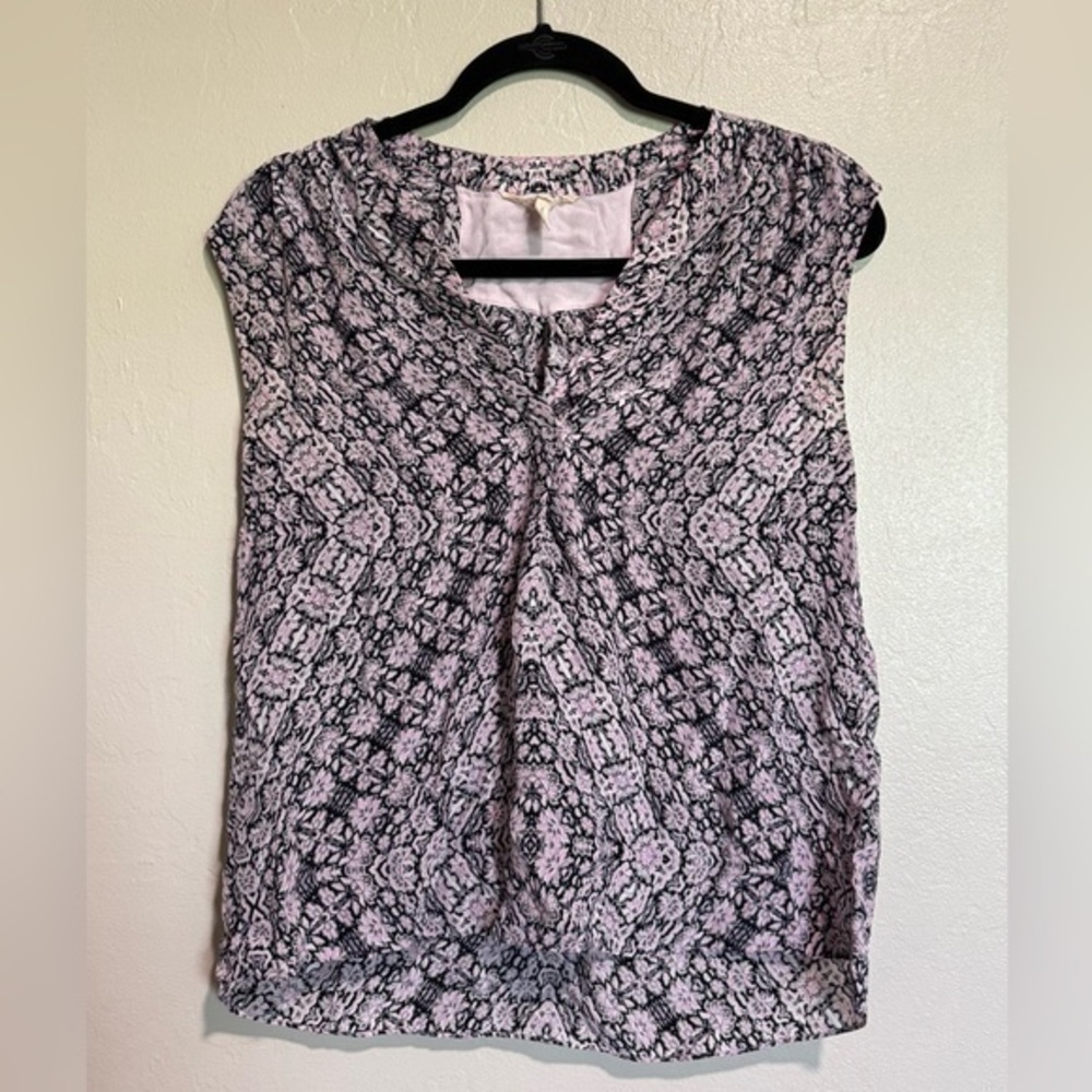 Rebecca Taylor Sleeveless Blouse 100% Silk